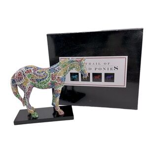 The Trail of Painted Ponies CABALLO BRILLANTE #1456 Resin Fig. Retired …